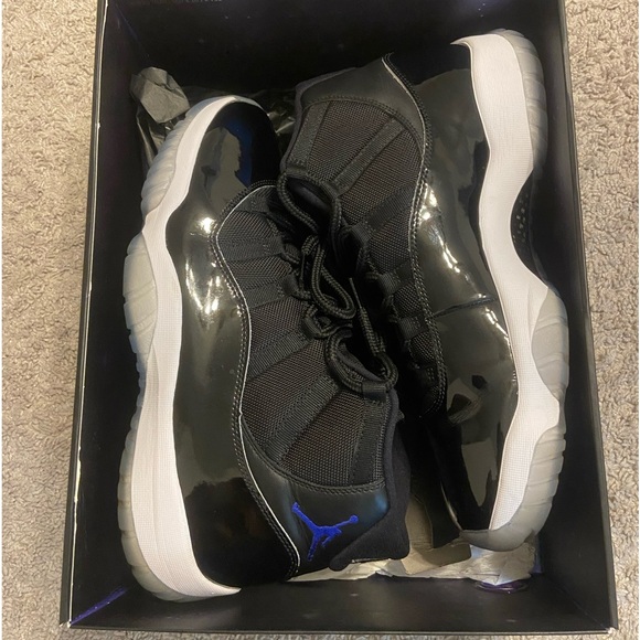 Jordan 11 Space Jams. Barely worn. Good Condition